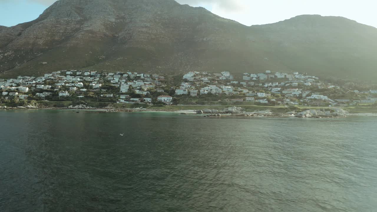 美丽的开普敦，南非空中/无人机视图- 4k - stock视频视频素材