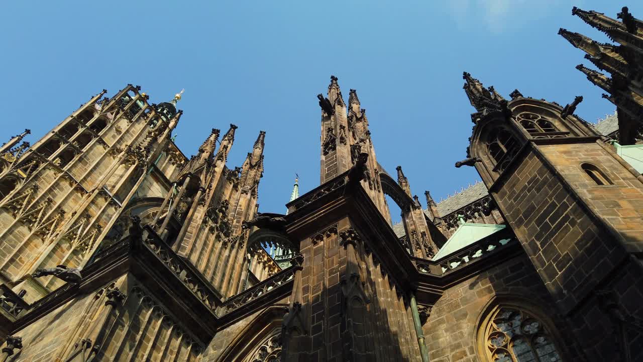 捷克共和国布拉格的圣维图斯大教堂视频下载
