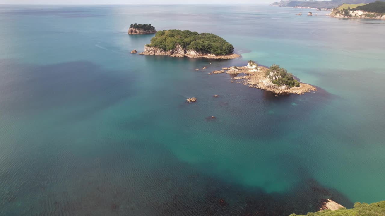 太平洋岛屿无人机拍摄视频素材