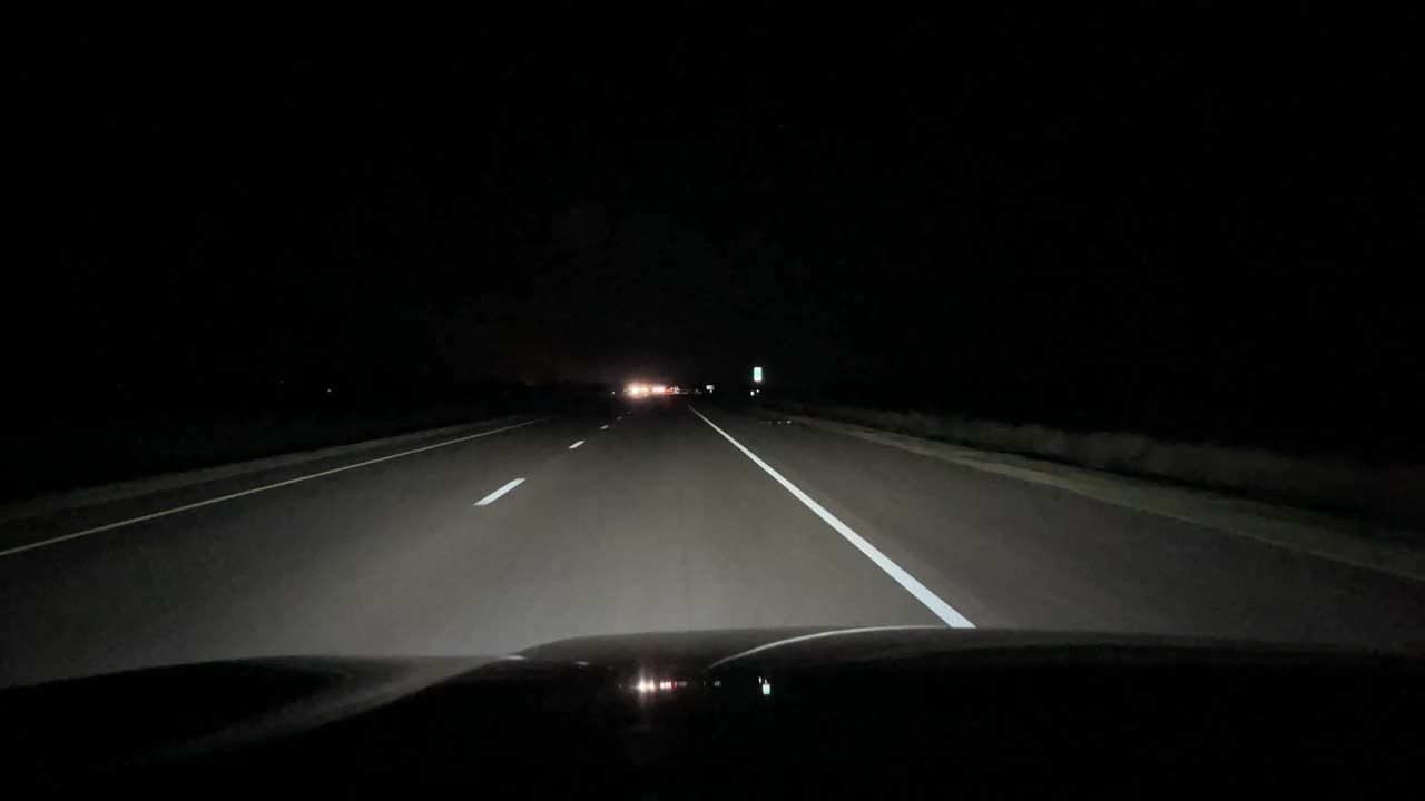 中西部平原密苏里堪萨斯伊利诺斯州和科罗拉多黄昏和夜间驾驶时间流逝视频系列视频素材