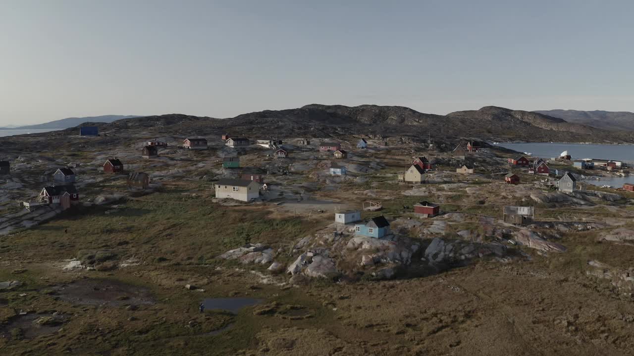 格陵兰岛的伊卢利萨特市视频下载