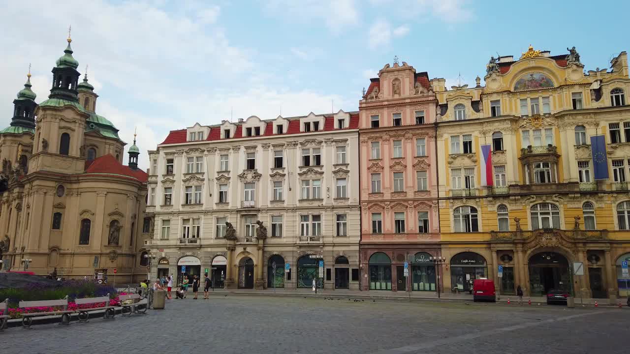 布拉格老城景观-捷克共和国视频下载