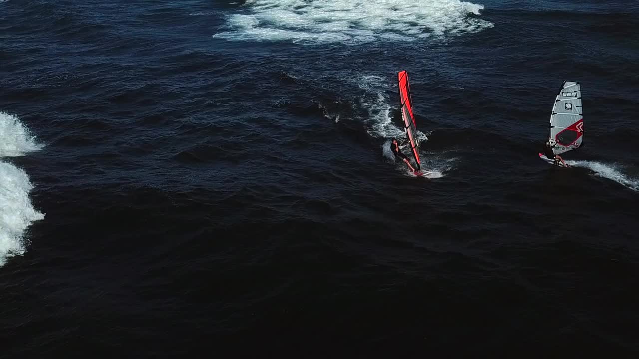 风冲浪者Fuerteventura视频素材