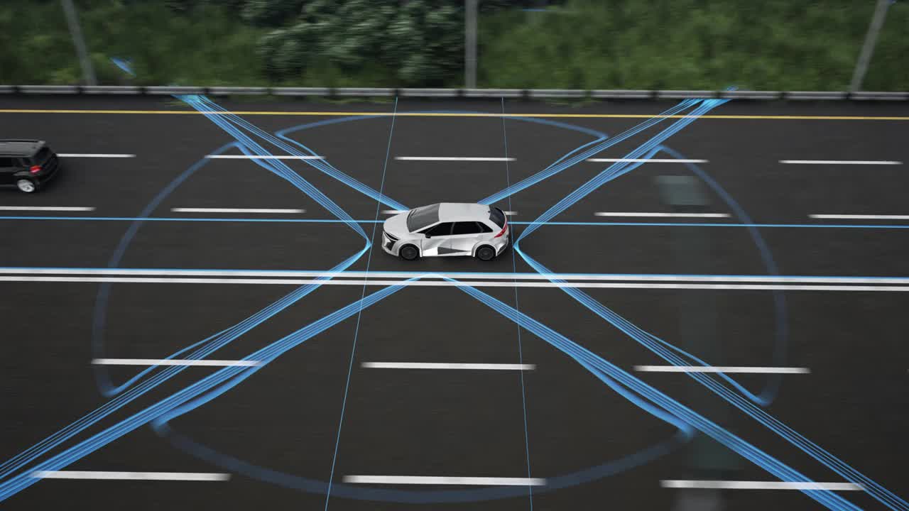 自动驾驶汽车视频素材