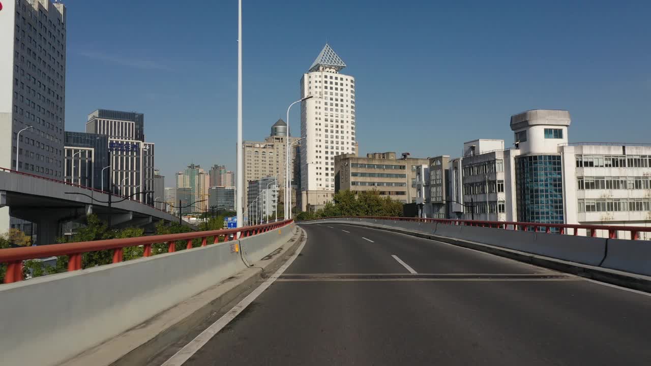 实时汽车驶过南浦大桥，上海，中国视频素材