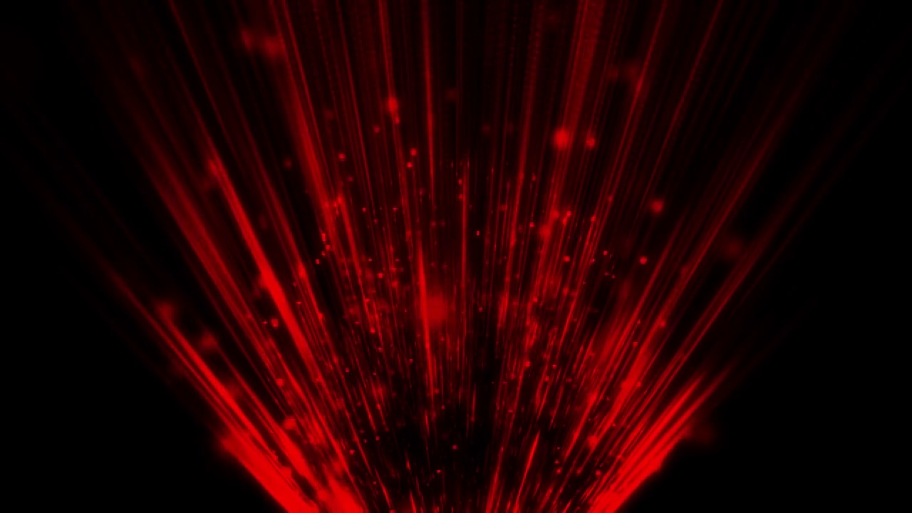 优雅的上升粒子射线红色视频素材