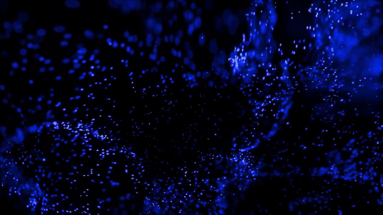 优雅的粒子波抽象的背景蓝色视频素材