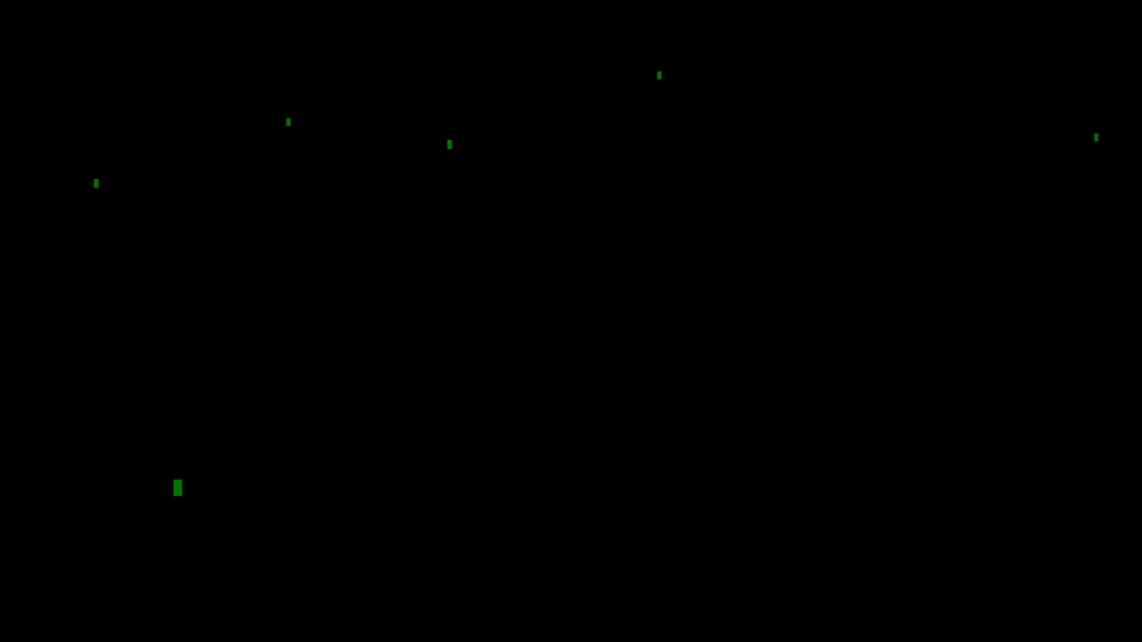 矩阵绿色条在黑色背景视频素材