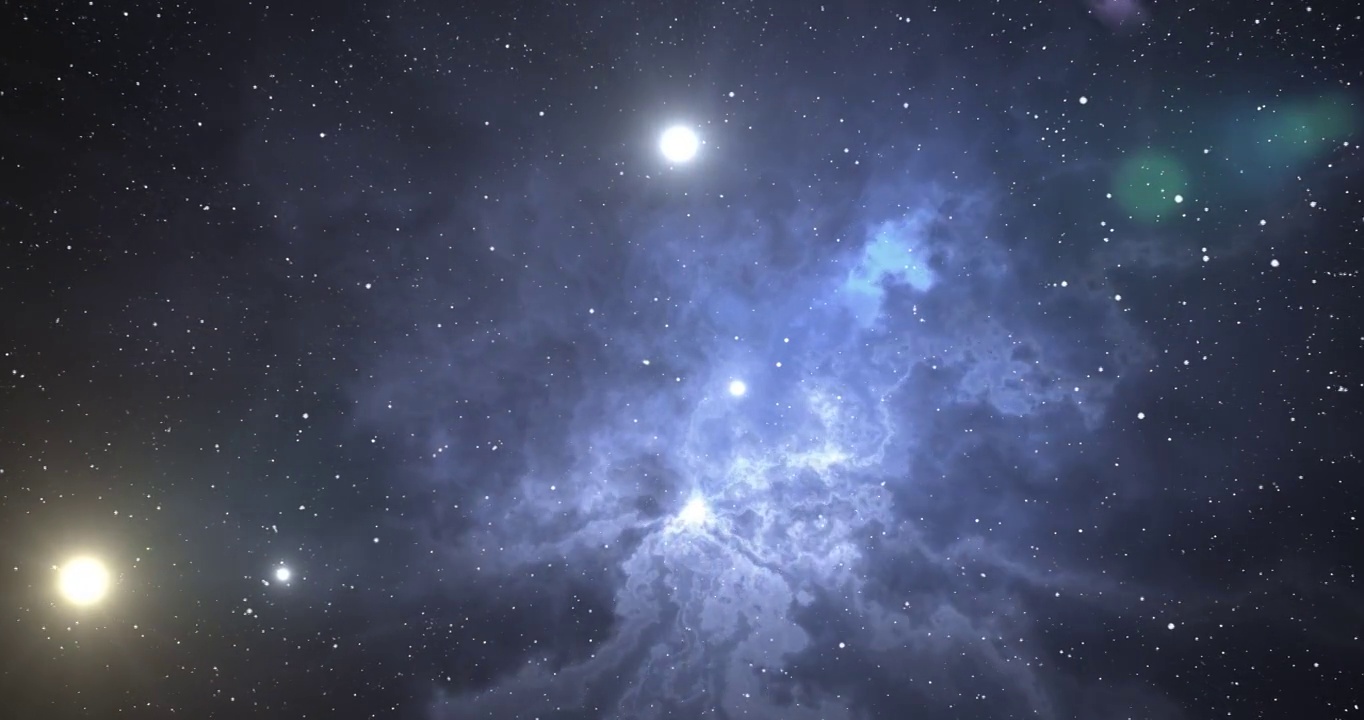 黑洞，超新星，恒星，星云和空间奇观的3D插图。视频下载