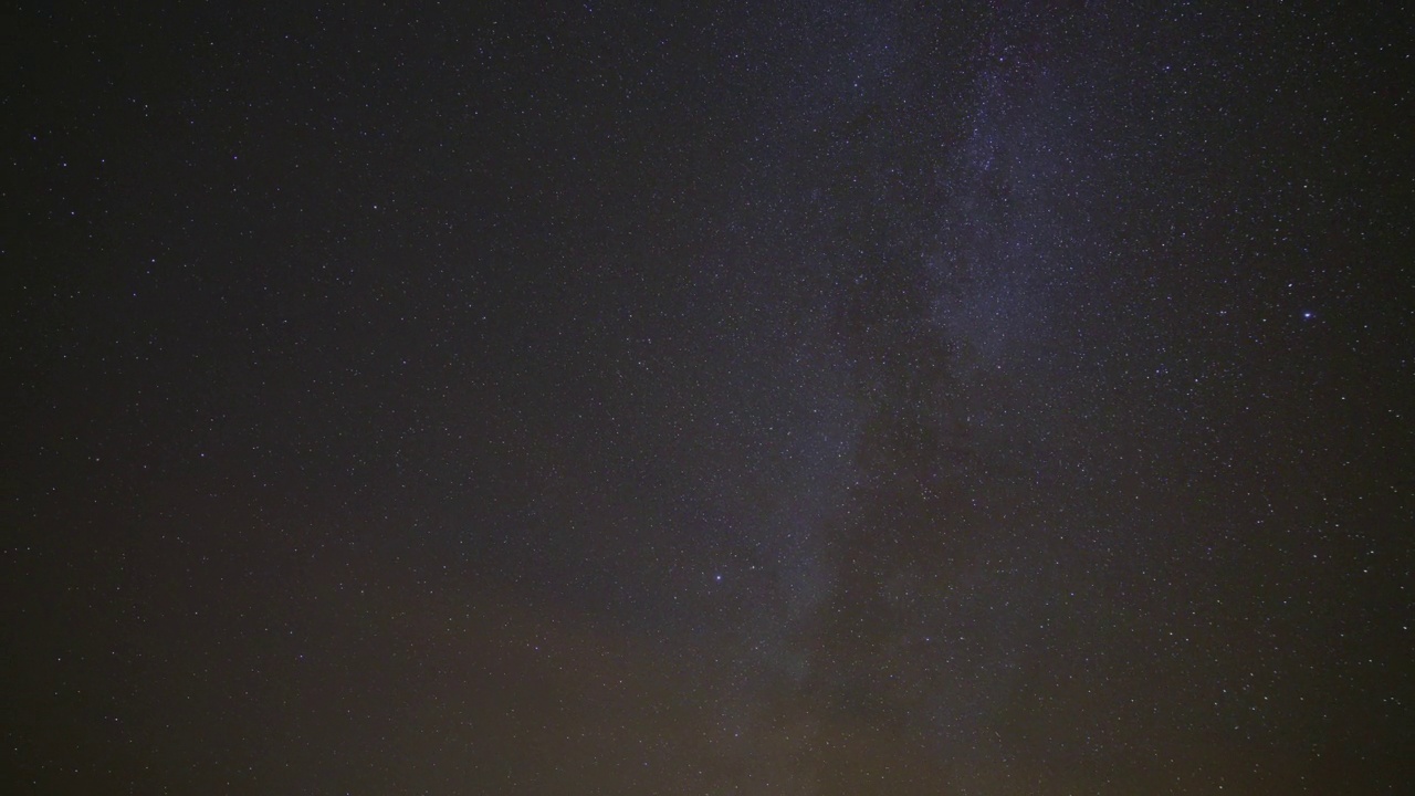 俄勒冈州欧森赛德上空的夜空的延时视图视频素材
