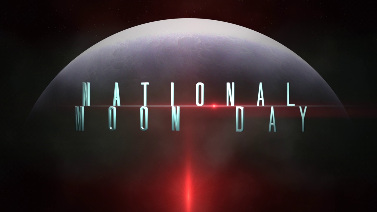 国家情绪日，红色的恒星和太空中的大行星视频下载