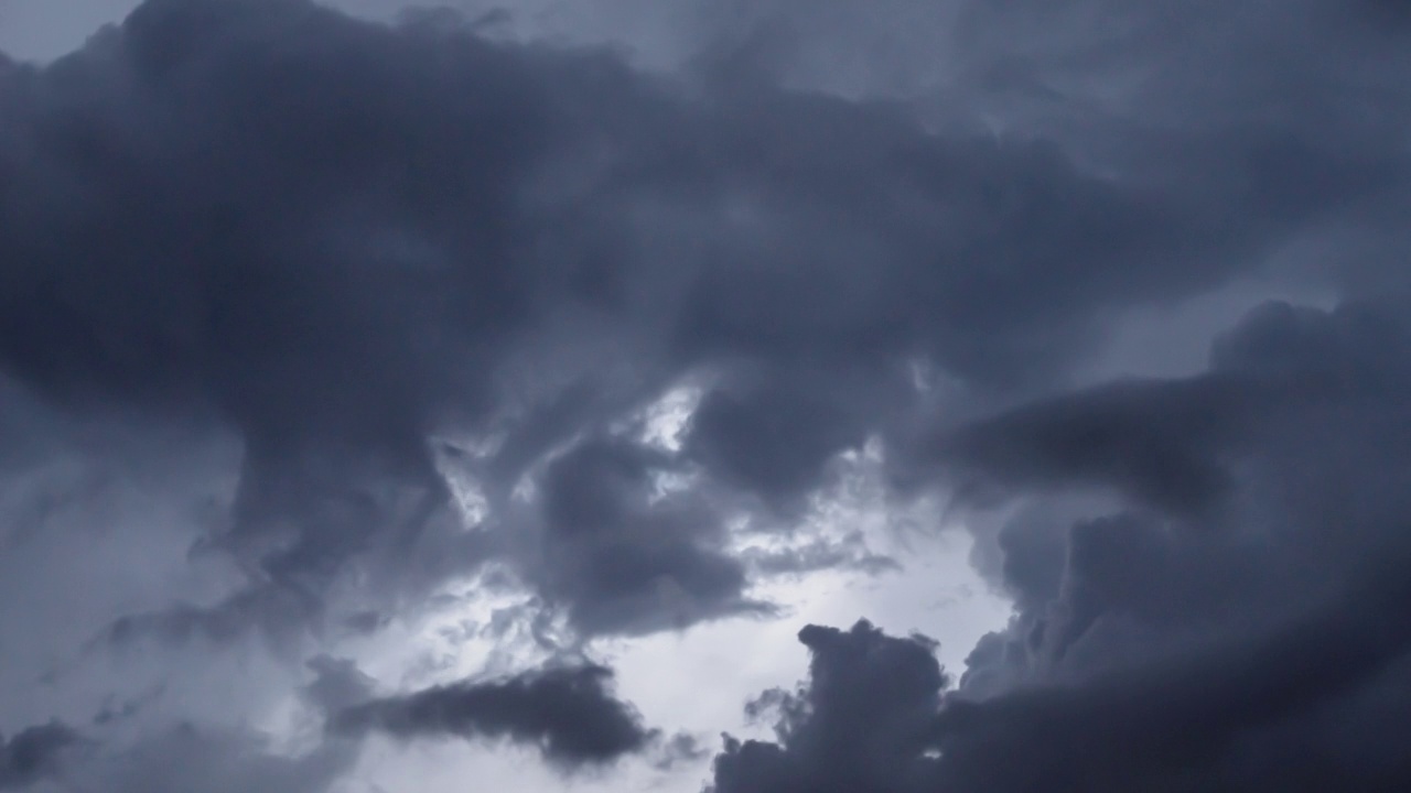 时间流逝的天空和暴风云视频素材