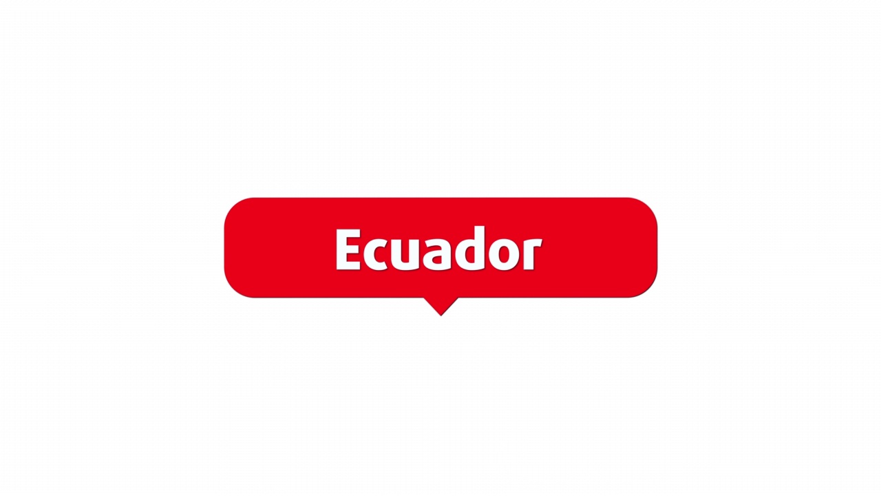 厄瓜多尔视频素材