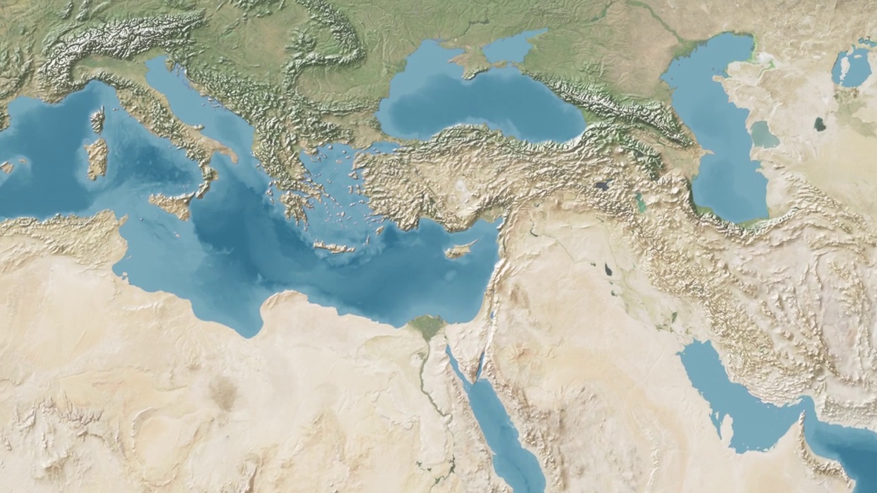 土耳其放大世界地图无文字视频下载
