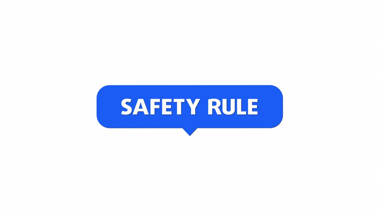 安全规则视频素材