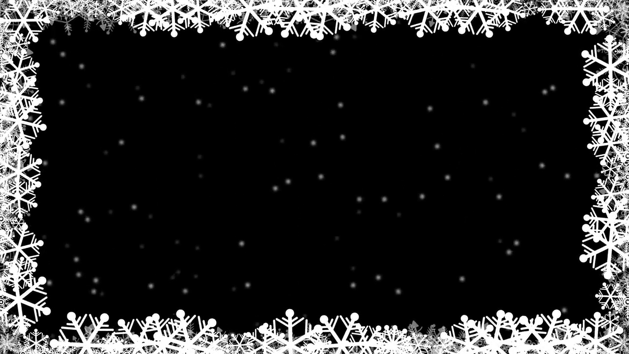 雪水晶移动框架和降雪动画。视频下载