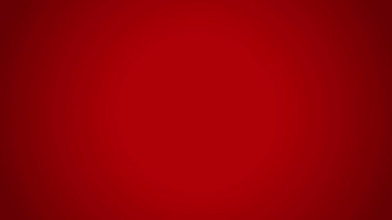 动画白色文字情人节快乐，红色心形，红色背景。视频素材