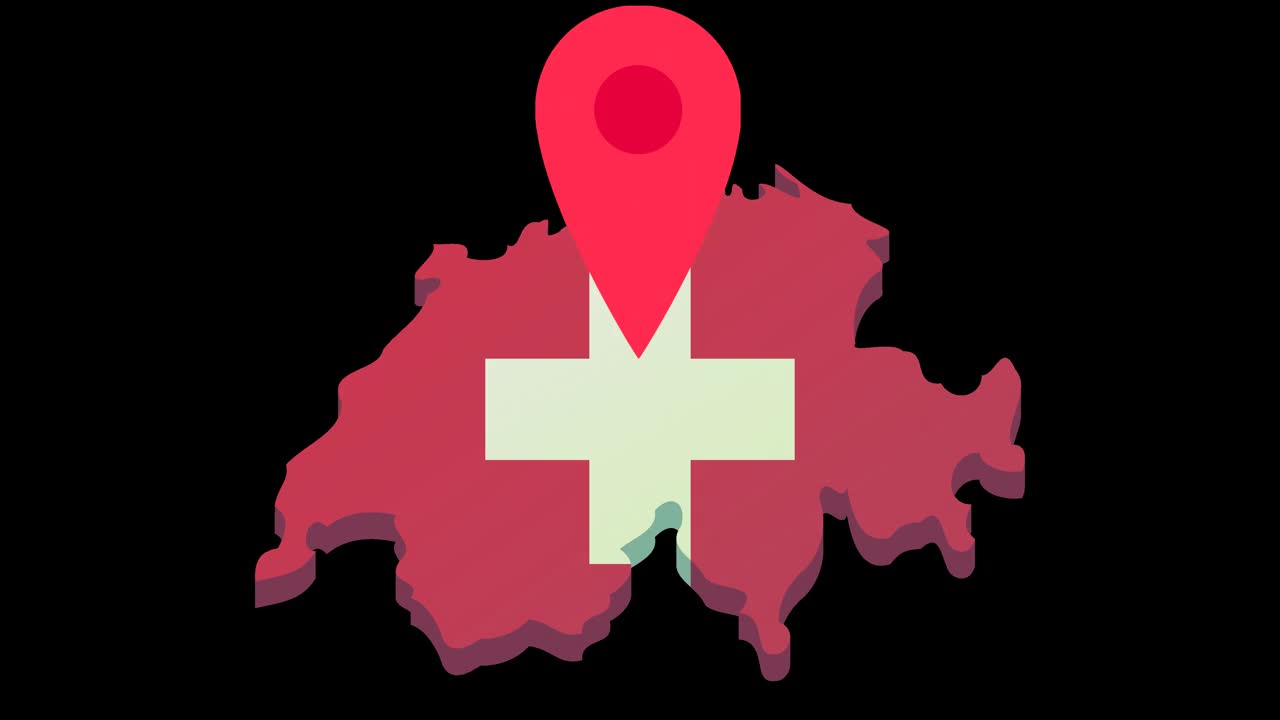 采用alpha通道在瑞士进行本地化(平面设计中的循环)视频下载