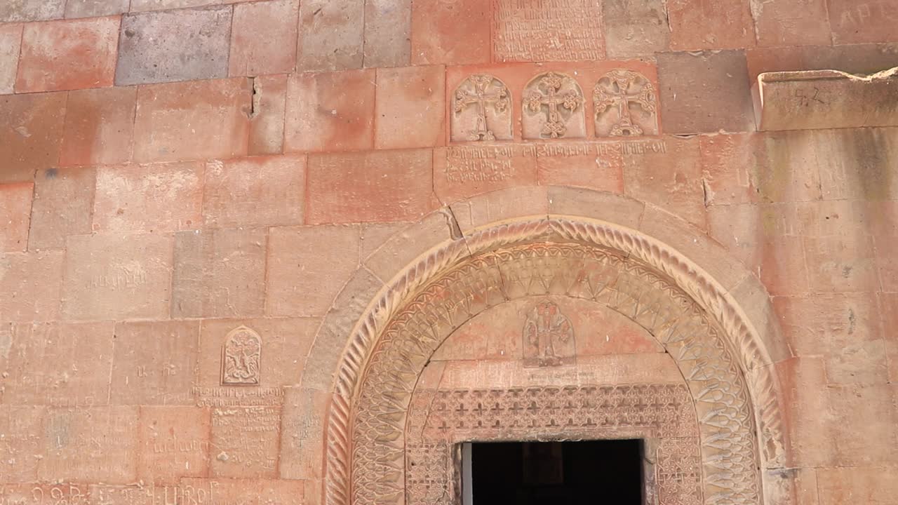 亚美尼亚Khor Virap的圣母教堂视频素材