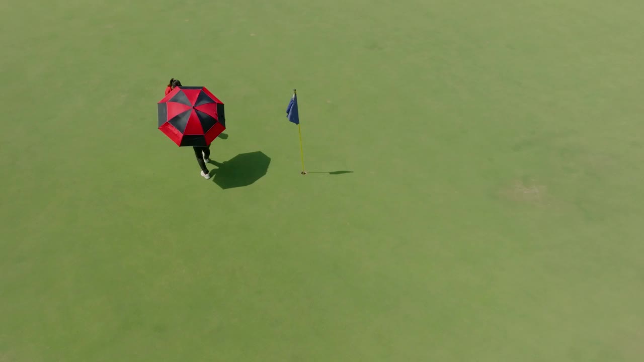 失败的高尔夫球视频素材