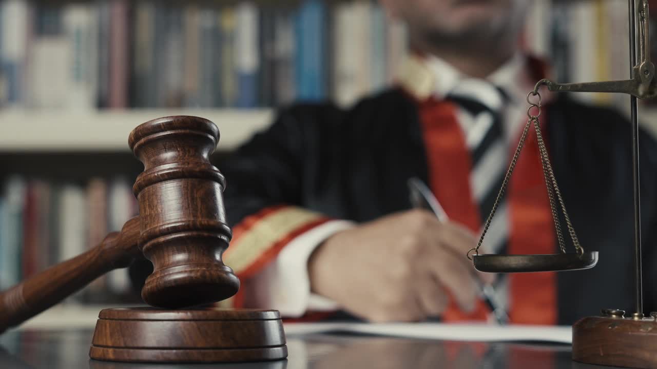 正义与法律bbb视频素材