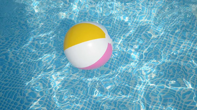 彩球在水里视频下载