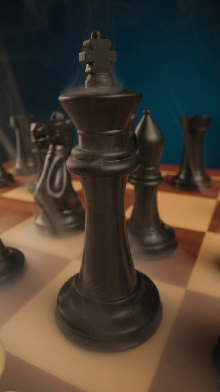 强大的战场中有硝烟的棋子，视频集中在主力棋子上，黑王被暴露视频下载