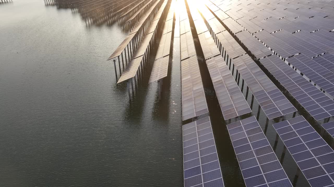太阳能场景航拍视频下载