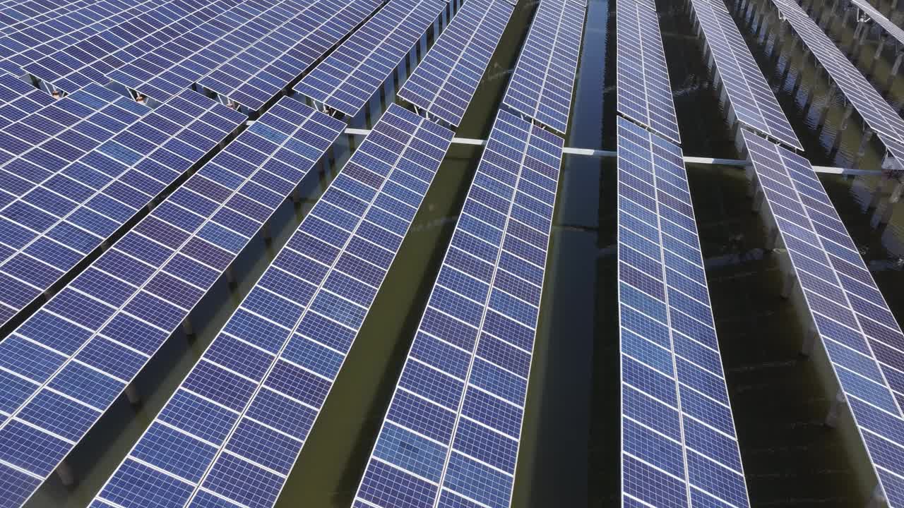 太阳能场景航拍视频下载