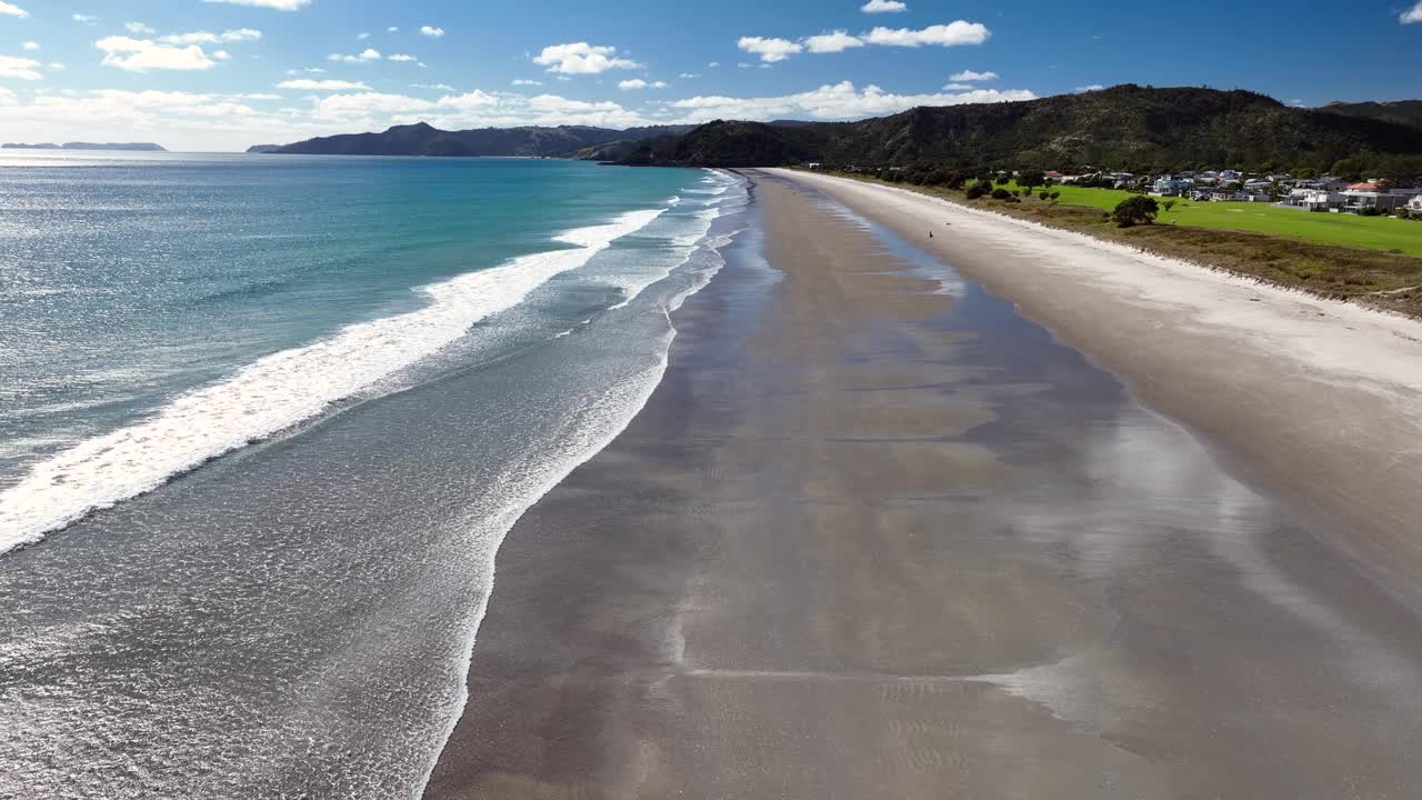 美丽的新西兰海岸线视频下载