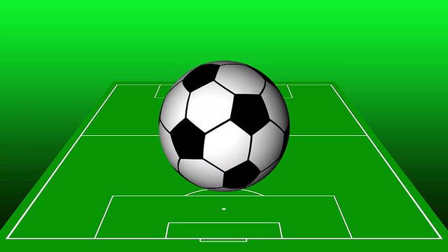 放大一场足球比赛的热点视频素材