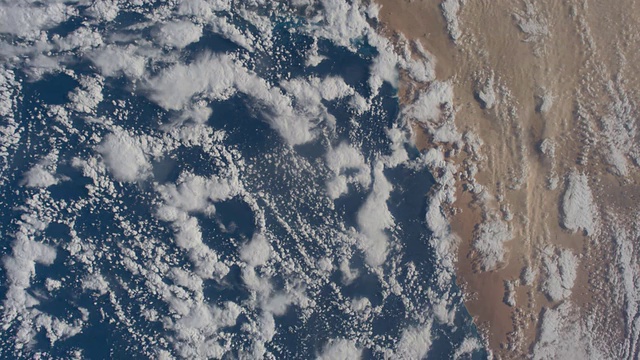 从国际空间站上看美丽的地球视频素材