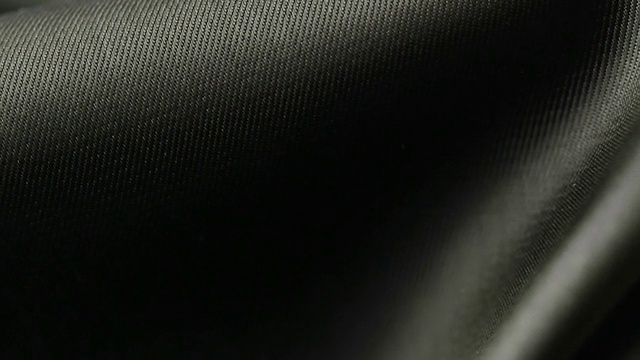 背景黑色缎子织物视频素材