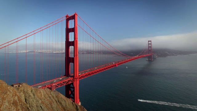 旧金山金门大桥视频素材