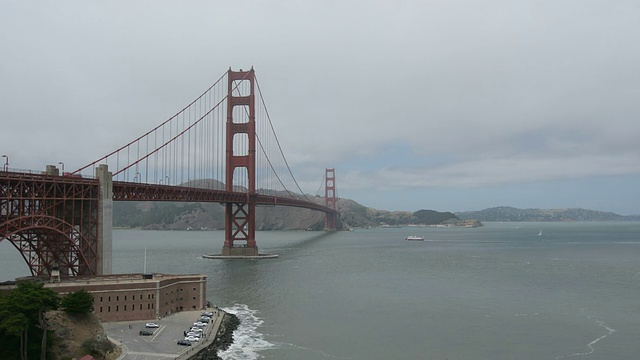 加州旧金山的金门大桥视频素材