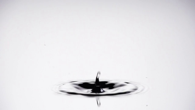 水滴慢动作视频素材