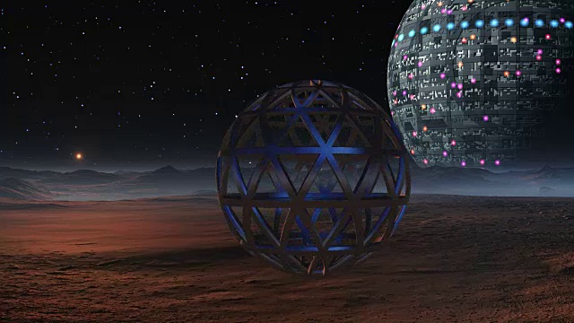 外星神器和宇宙飞船视频素材