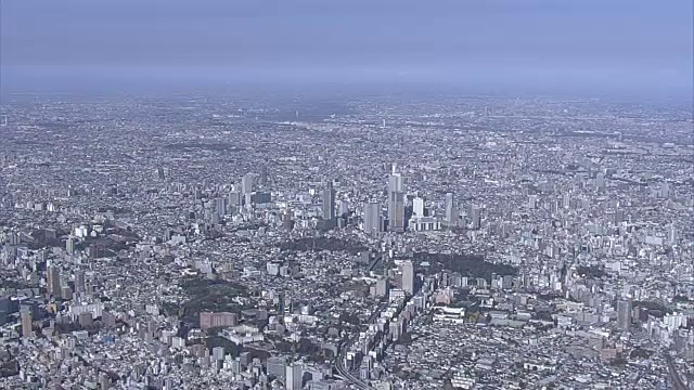 东京天际线，日本视频素材