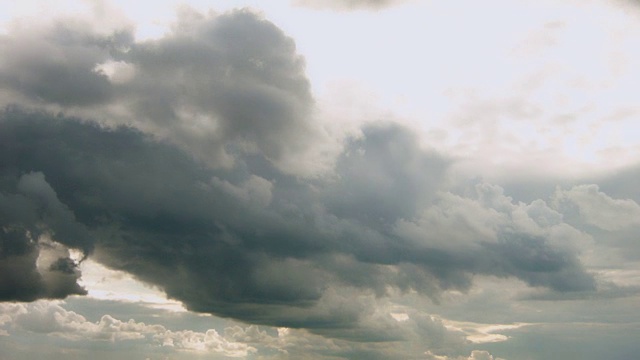 天空与雷云视频素材