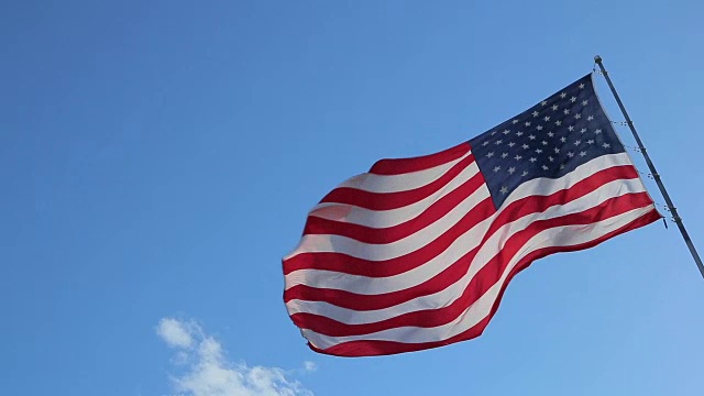 美国美国国旗视频下载