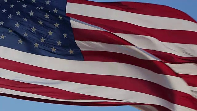 美国美国国旗视频素材