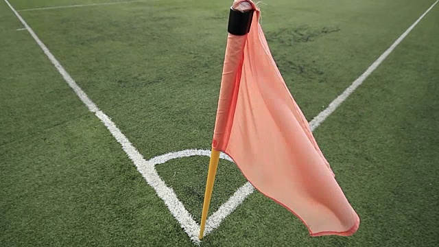 足球角旗的录像视频素材