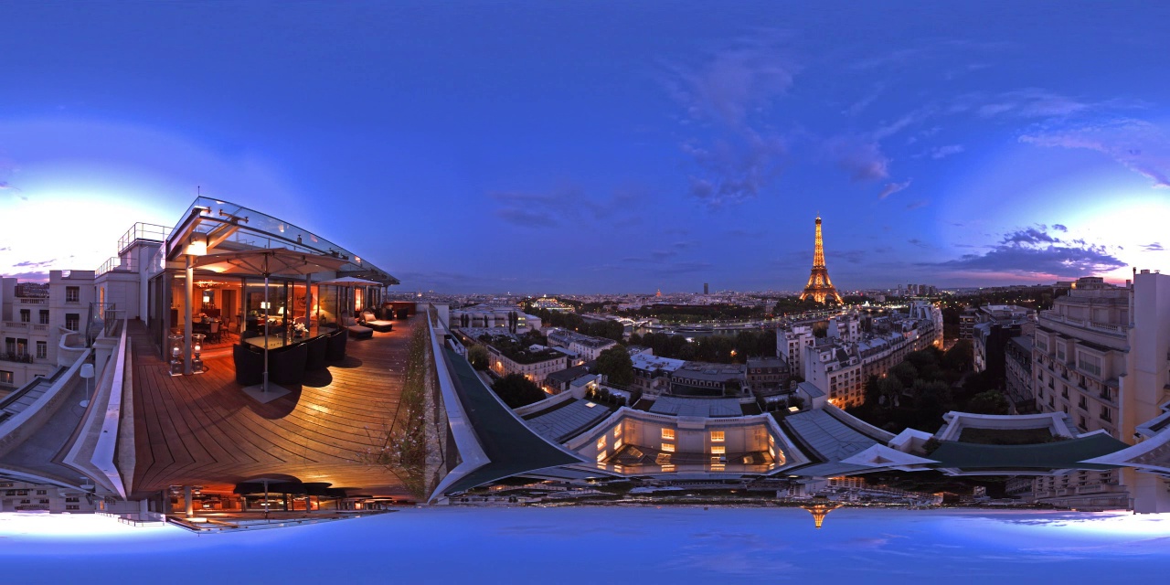 360时光流逝:巴黎城市景观视频素材