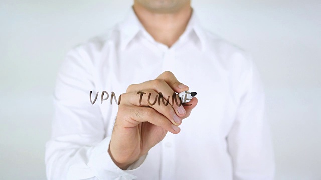 VPN隧道，玻璃上的字迹视频下载