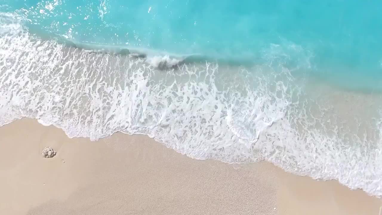 天堂海滩航拍viev视频下载