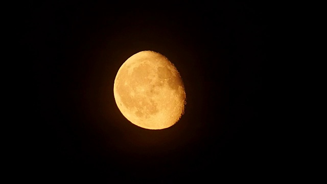 月亮上升,实时视频素材