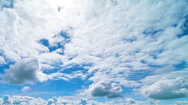 天空和移动的云视频素材