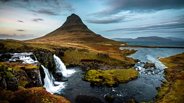 冰岛的Kirkjufell - Snæfellsnes半岛视频购买