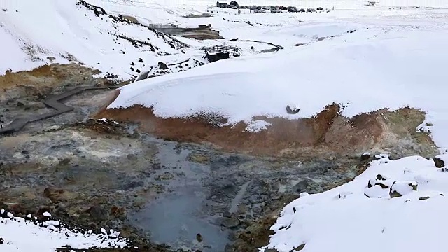 冰岛间歇泉喷发视频素材