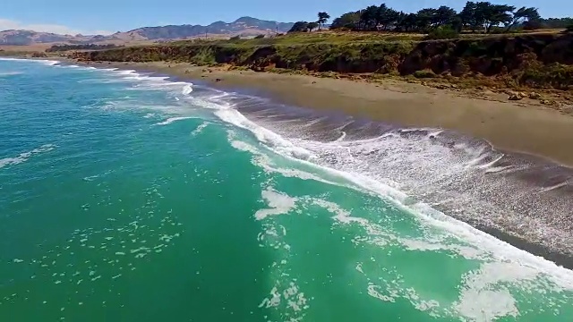 航空-太平洋海岸公路，加利福尼亚视频素材